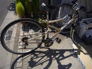 自転車 変速機ワイヤー交換